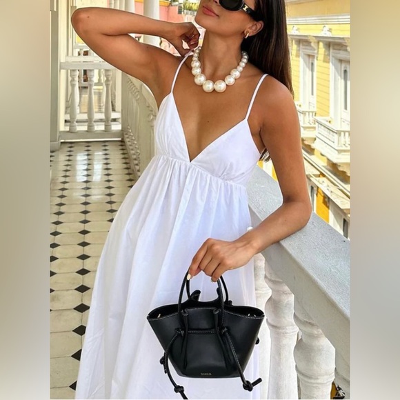 COMMENSE Coastal Cowgirl Open Back Long Dress - Black - Picture 3 of 3